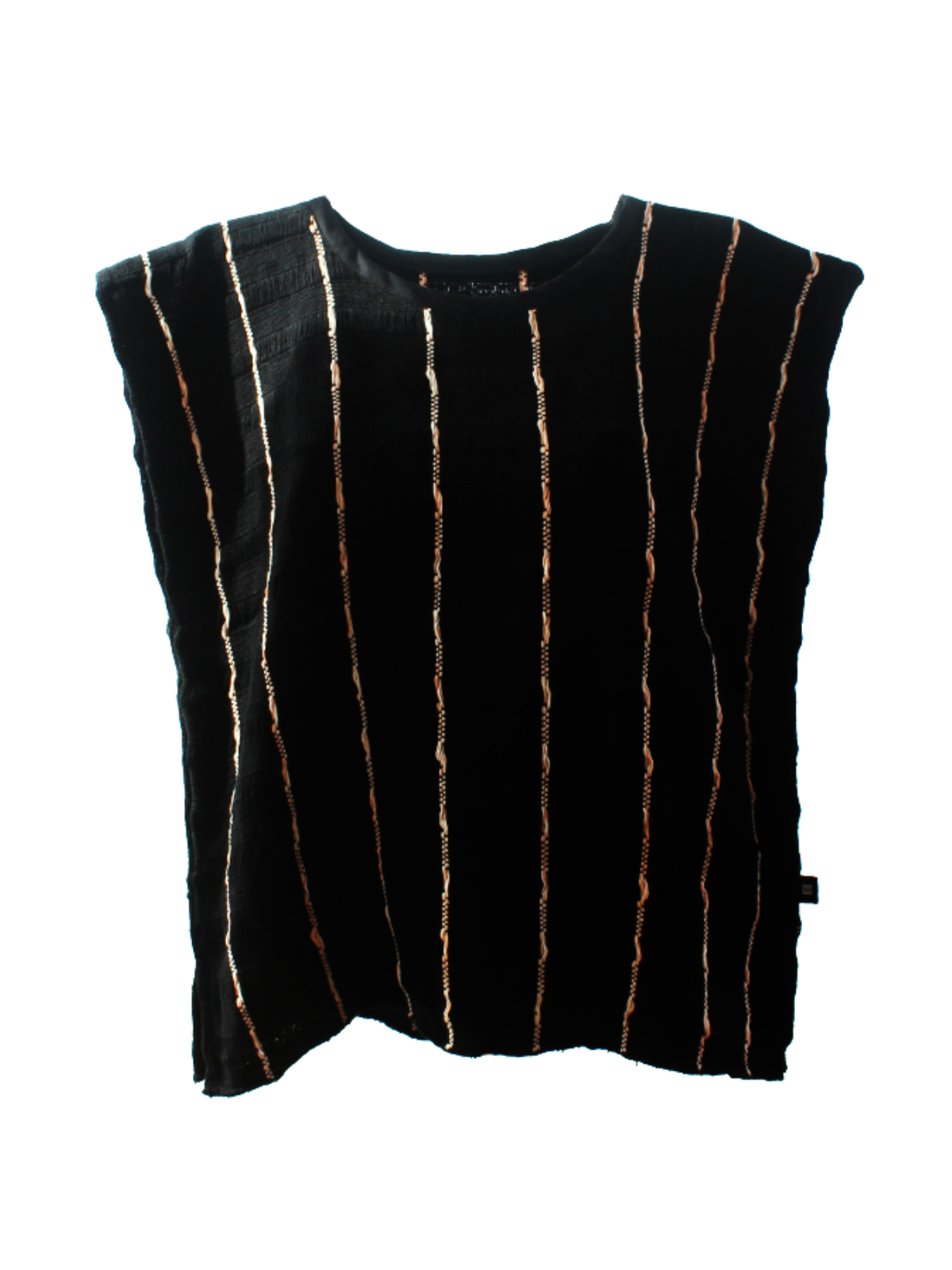 Blusa Deshilada Líneas. 