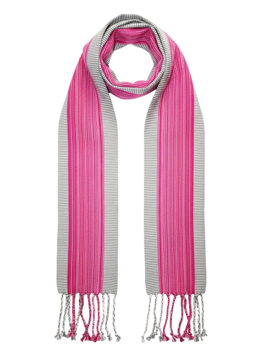 Bufanda Rio Woko. Bufanda tejida a mano 100% algodón.