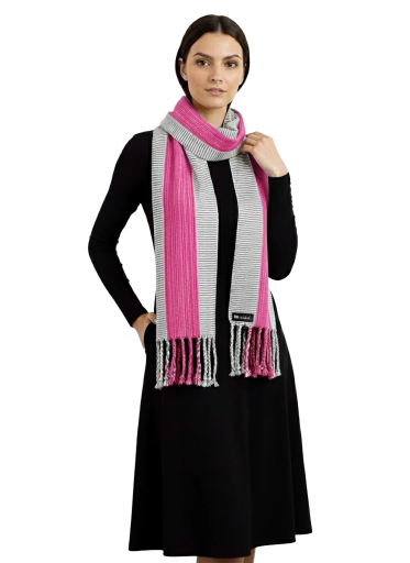 Bufanda Rio Woko. Bufanda tejida a mano 100% algodón.