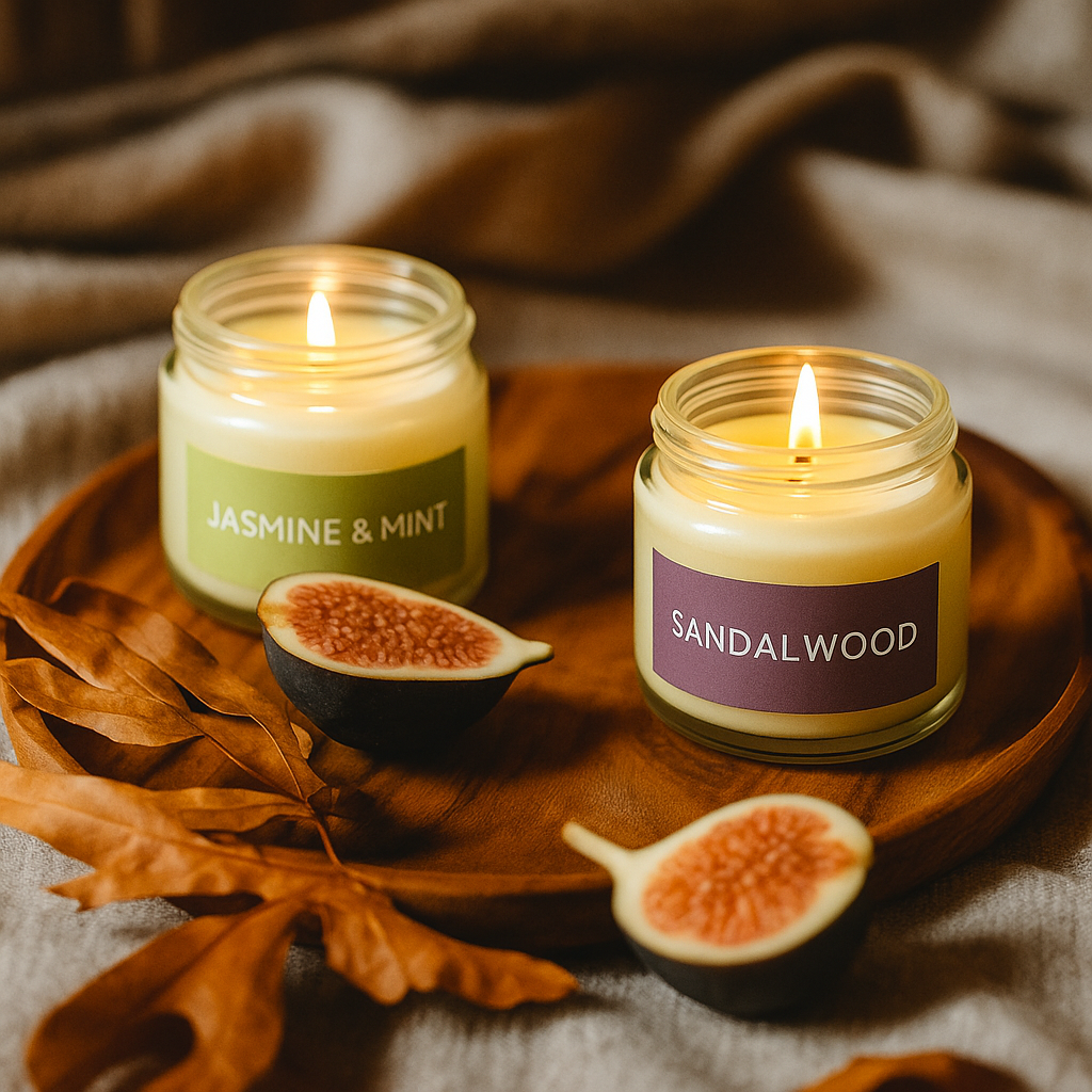 Mini Plant Essential Oil Candle - 15g/.52oz