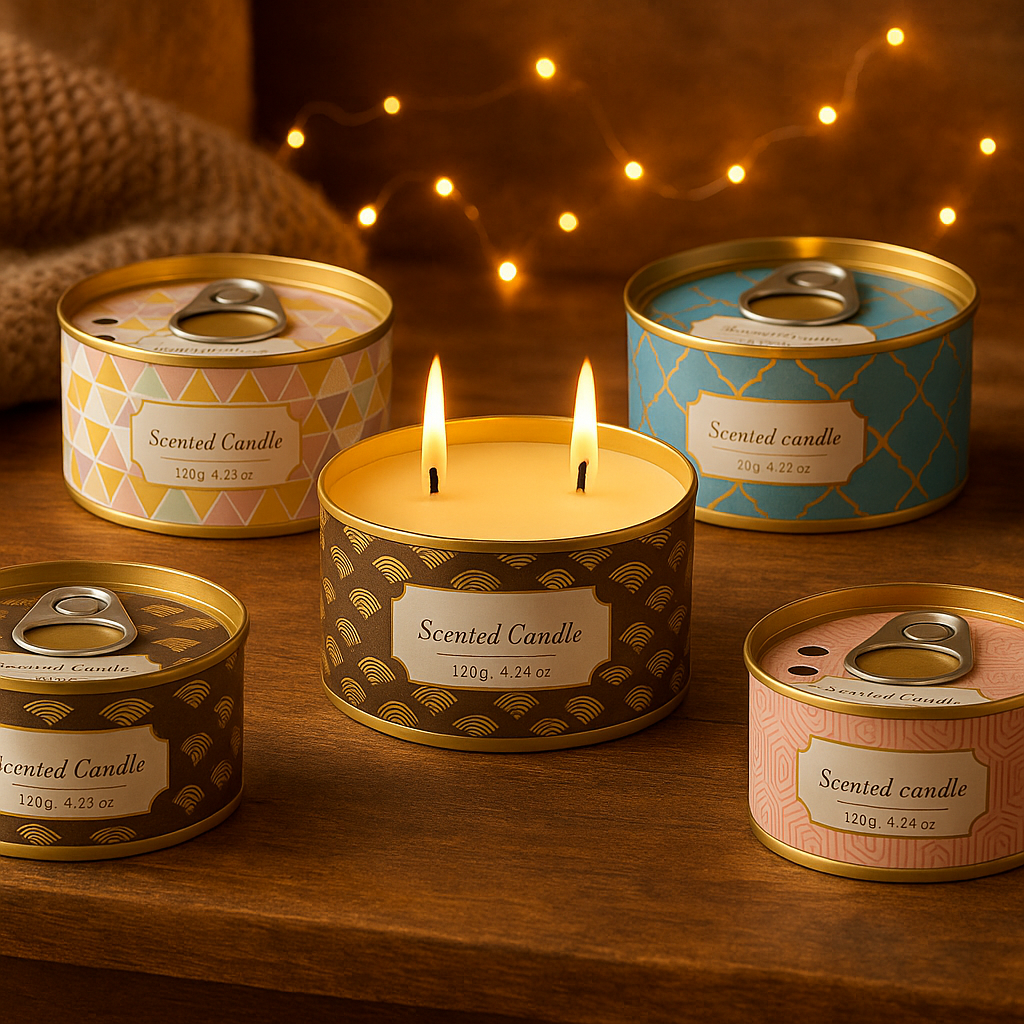 Soy Candle in Pop-Top Tin – 120g / 4.24 oz