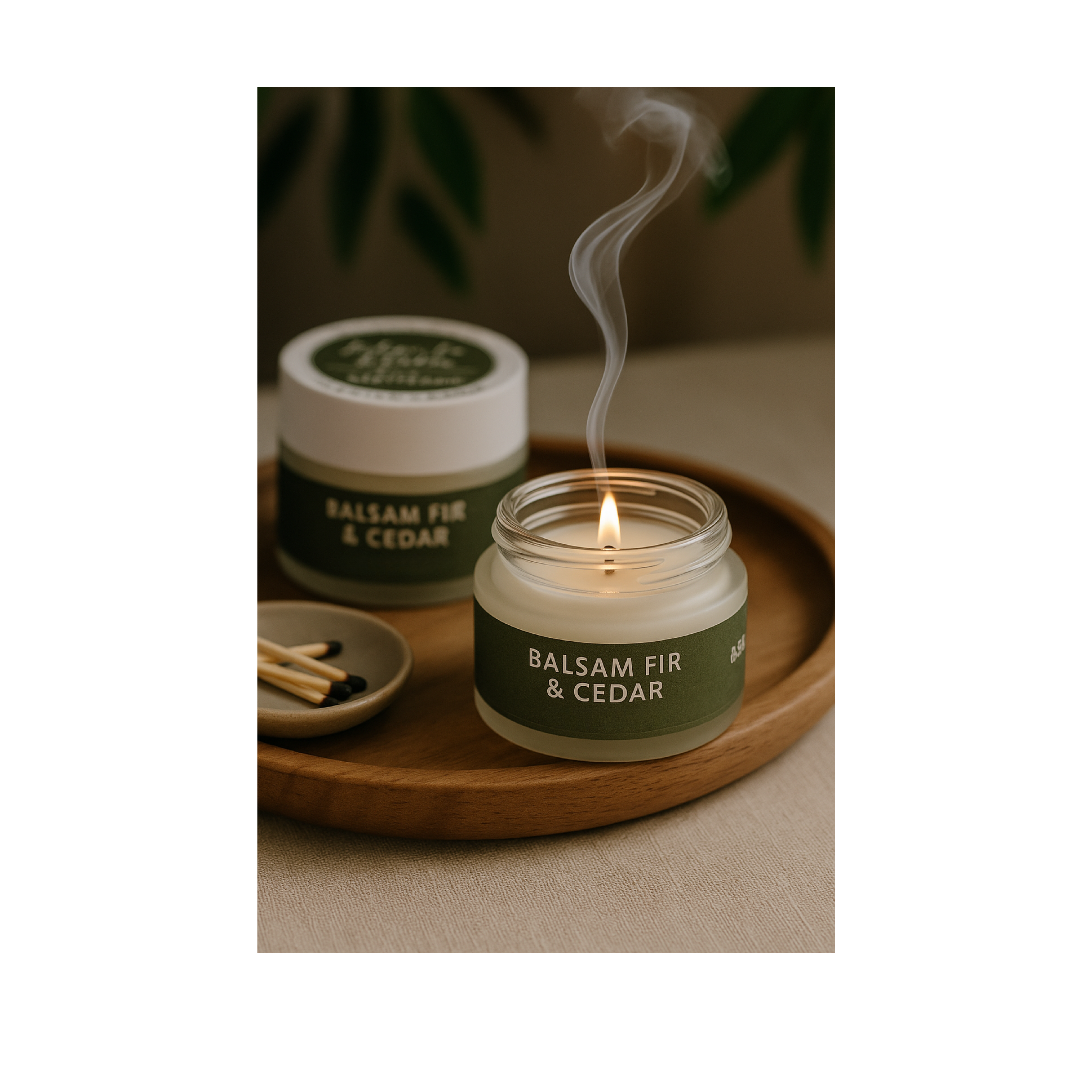 Mini Plant Essential Oil Candle - 15g/.52oz