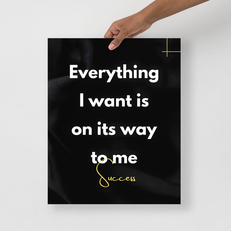 “Everything I want is on its way to me”