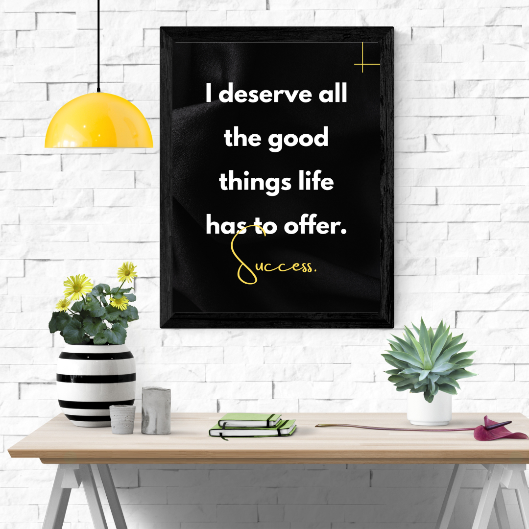 I Deserve All