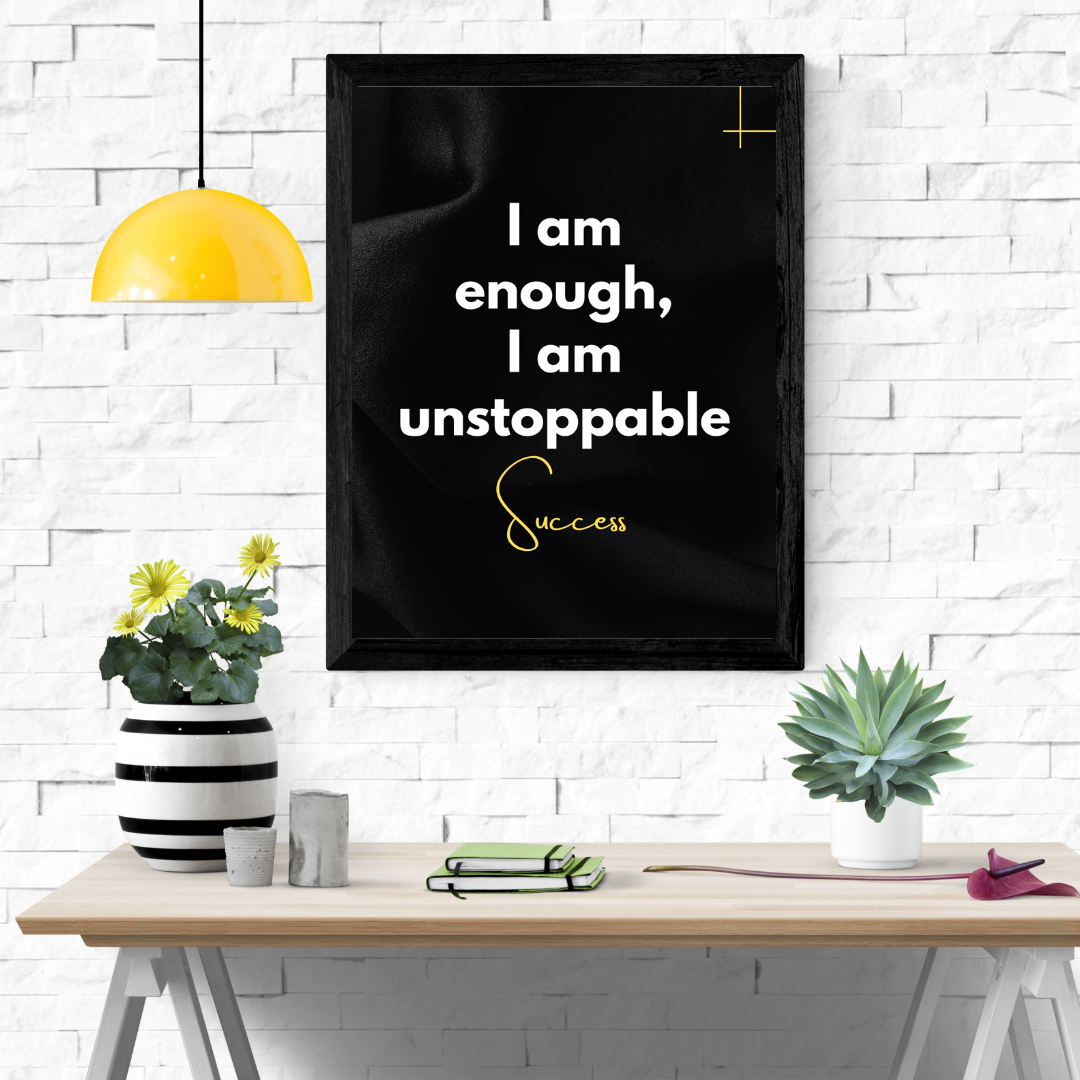 “I am strong, I am unstoppable”