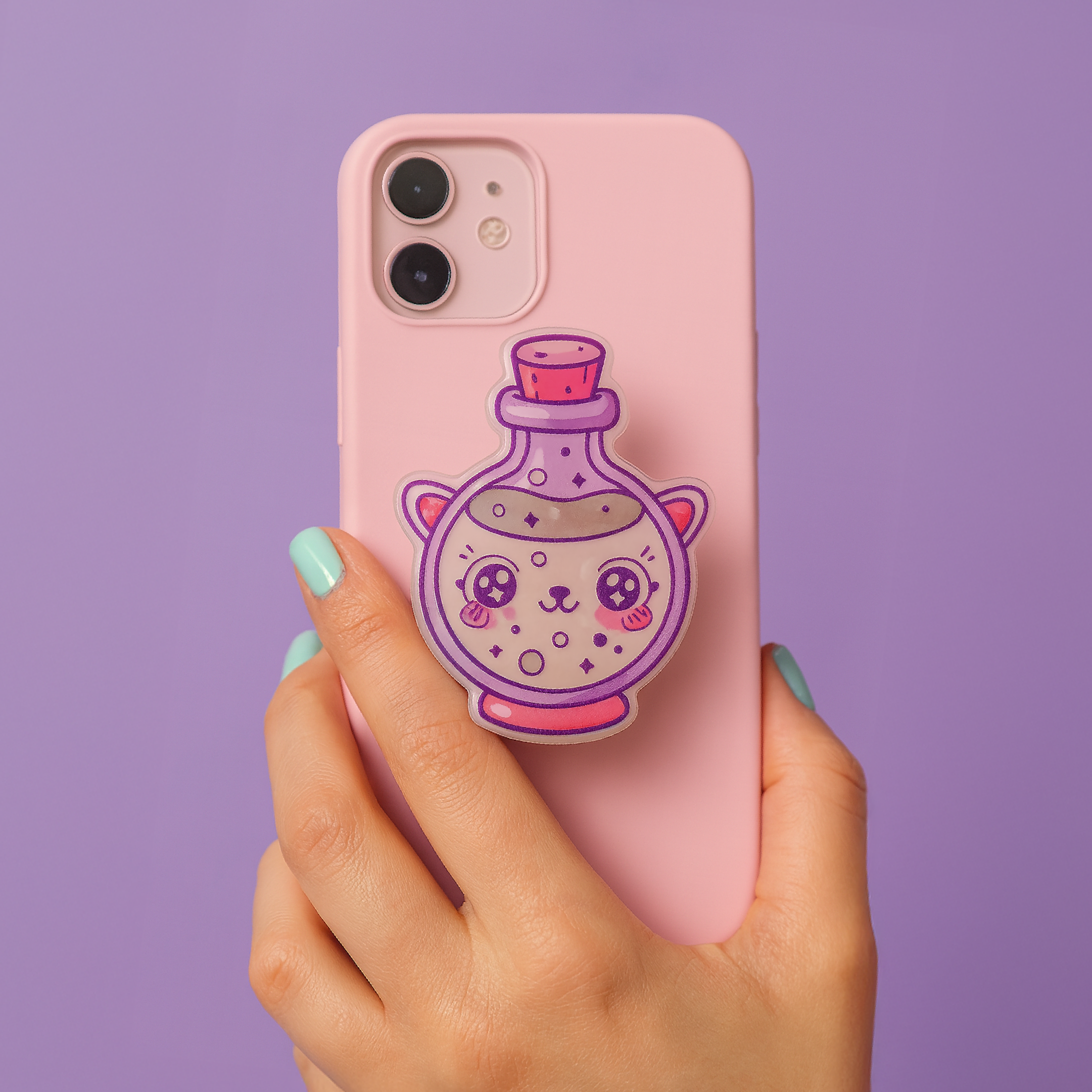 Cat Potion - Poción Gatuna (PopSocket - soporte para celular)