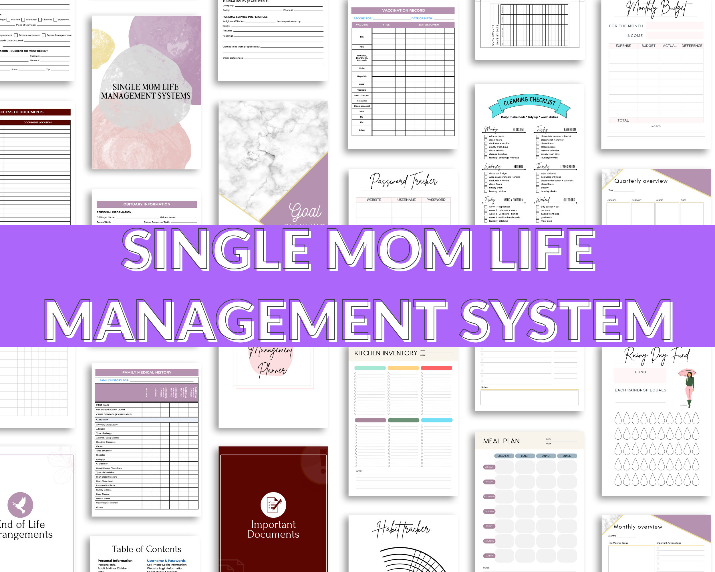 The Single Mom Life Management System