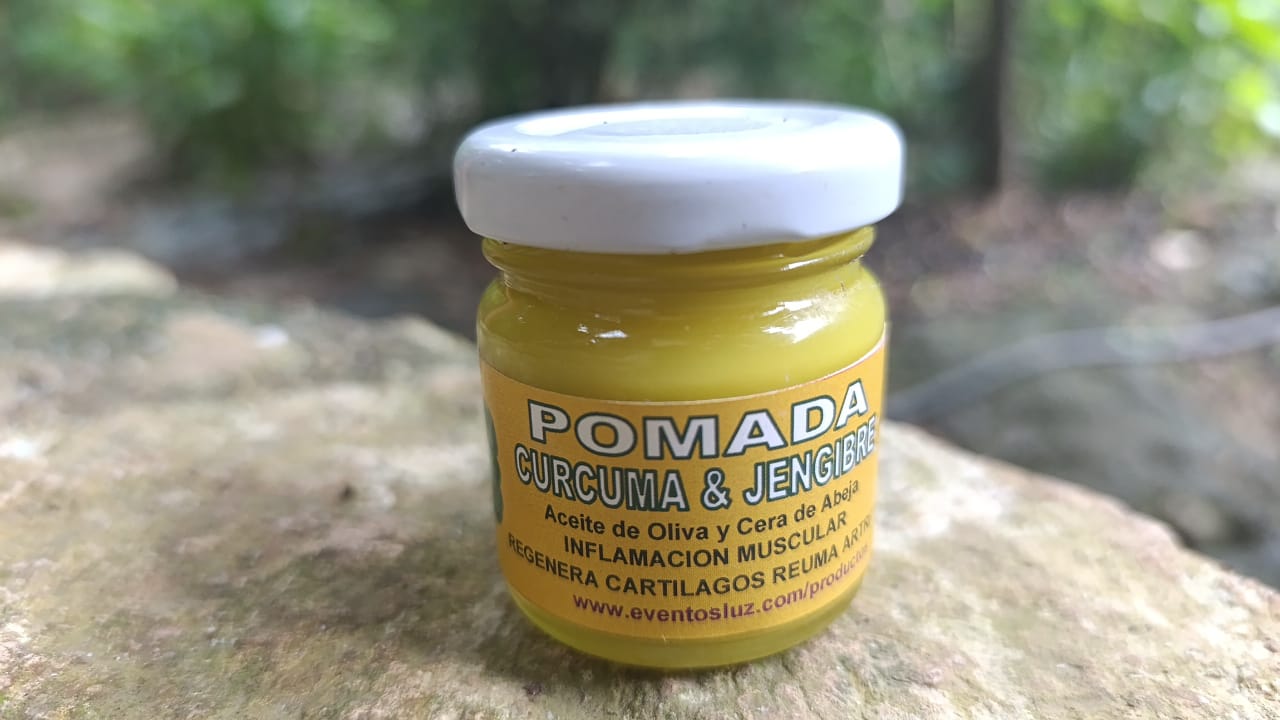 Pomada de cúrcuma y jengibre