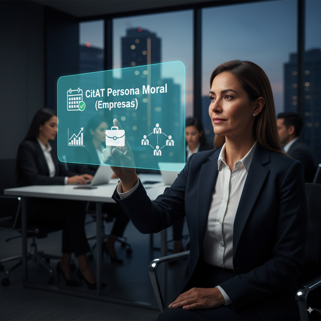 Cita SAT para persona Moral