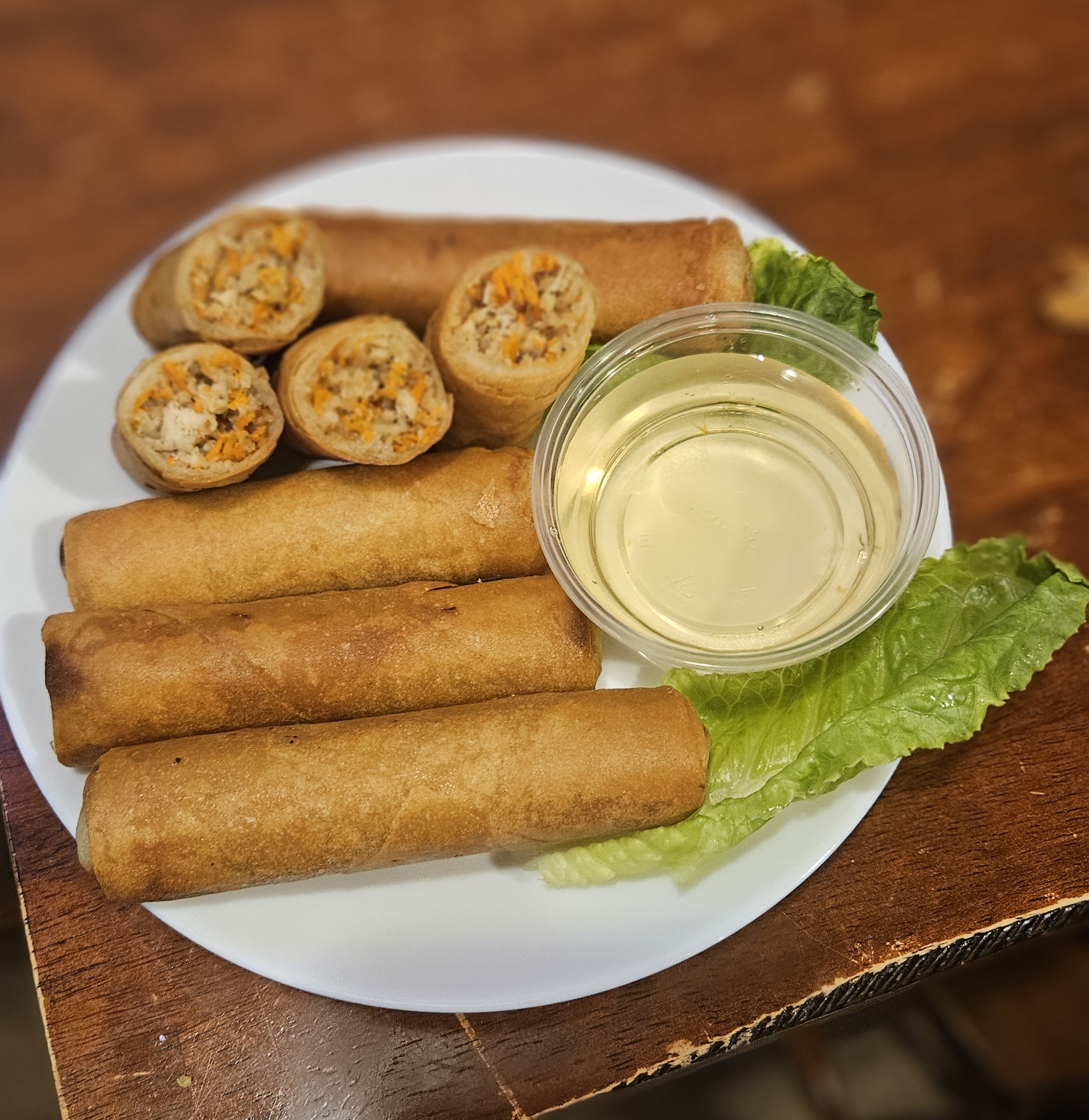 Homemade Vegetarian Thai Spring Rolls (12) per order