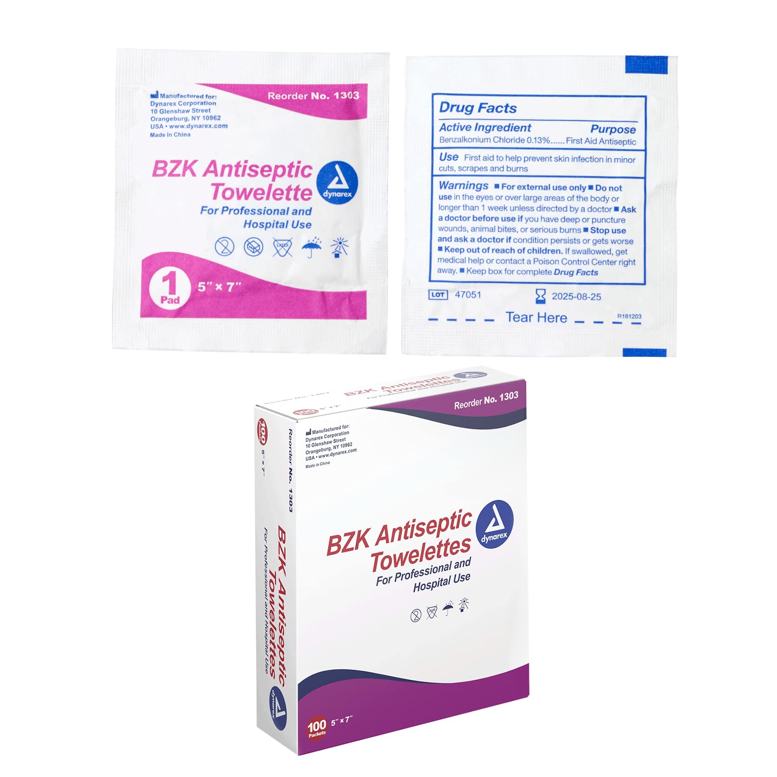 BZK Antiseptic Towelettes