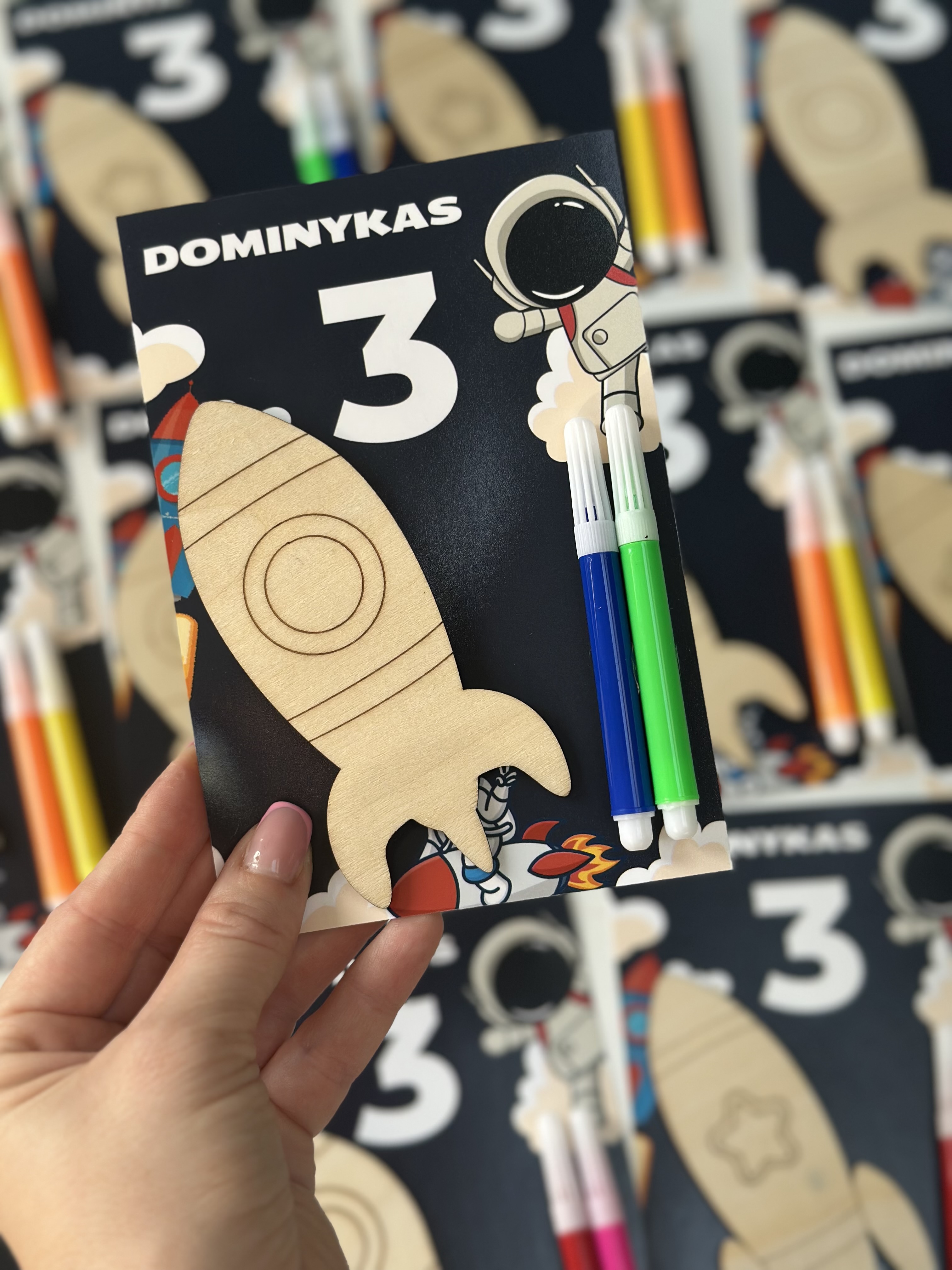 10 Personalized Rocket Craft Kit