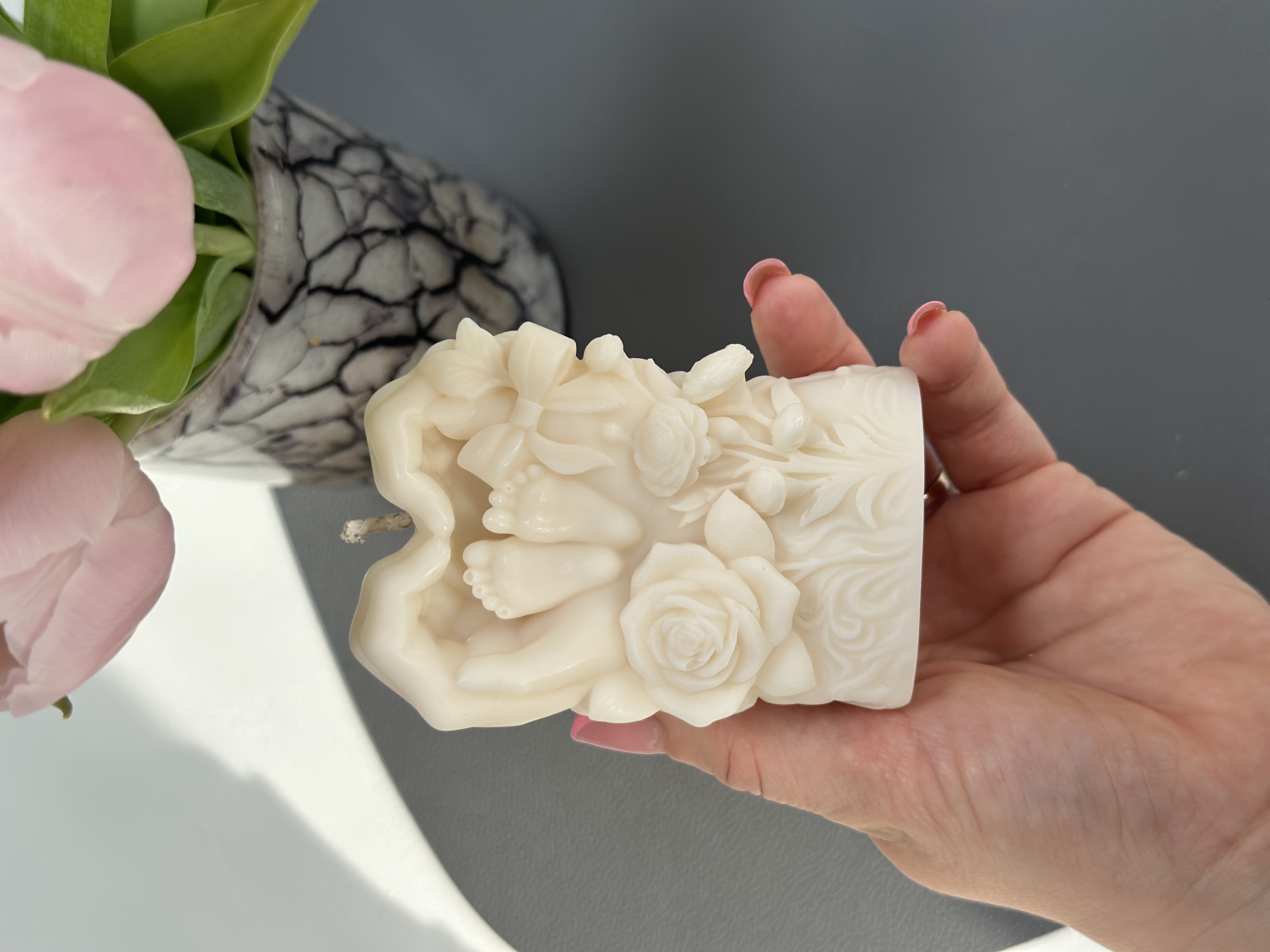 Angel Baby Decorative Candle