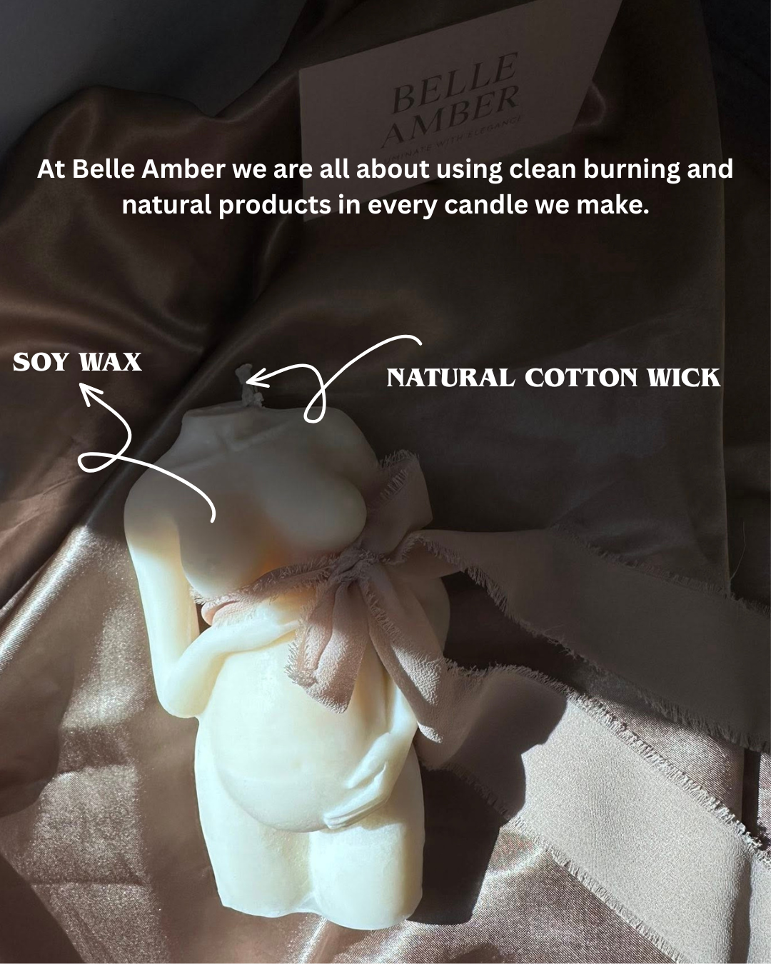 Bundle of joy pregnant candle