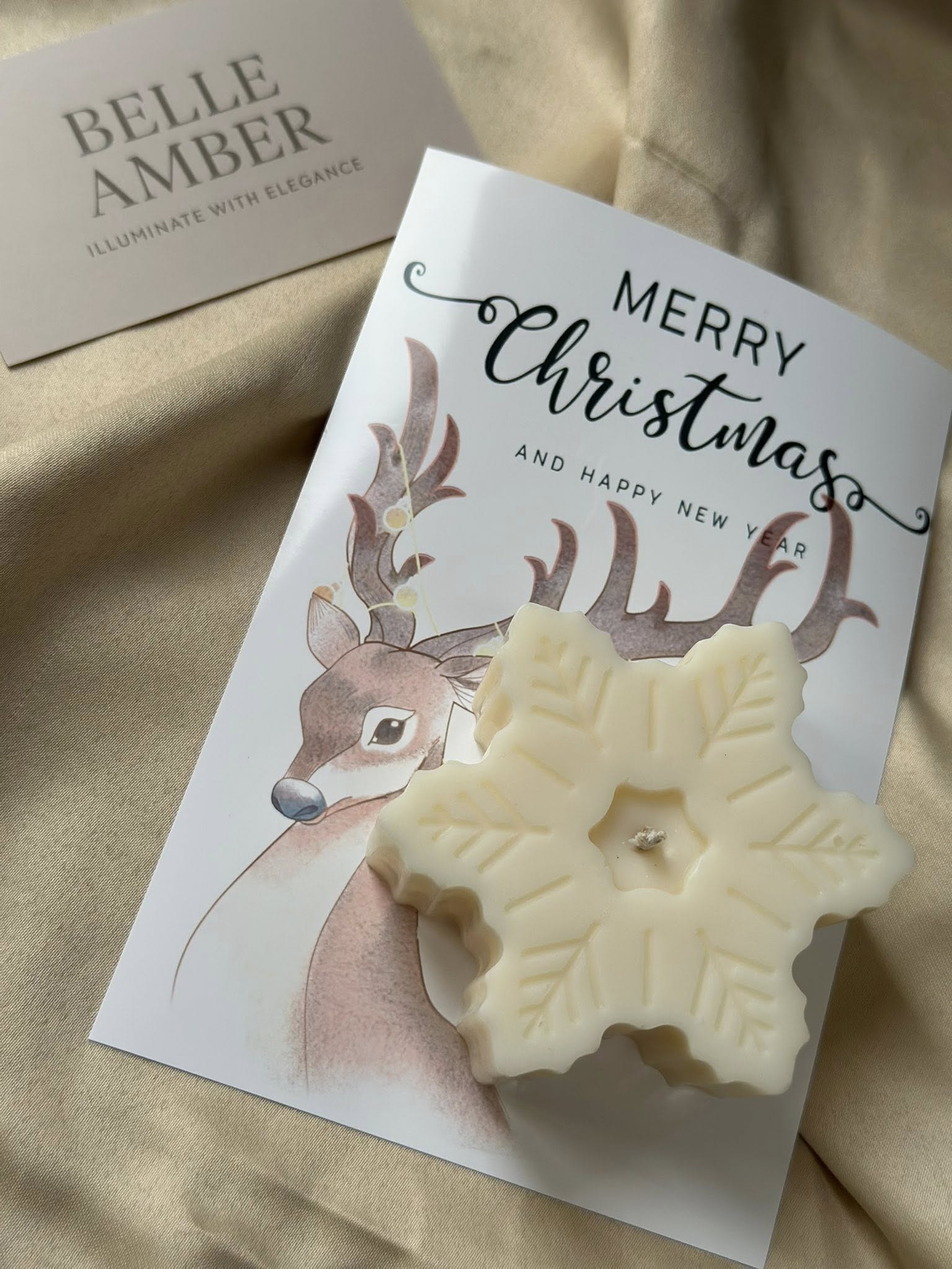 Snowflake Soy Wax Candle