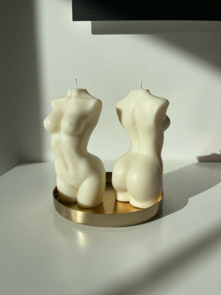 Female Torso Candle