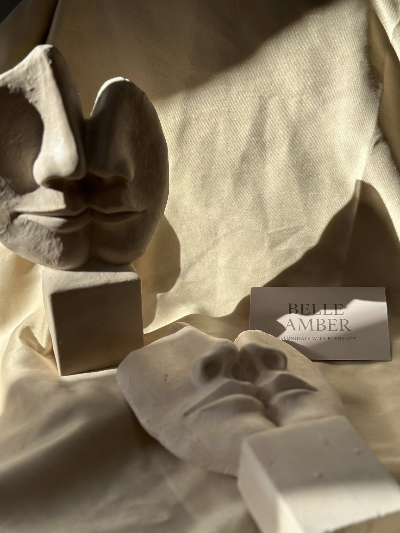 Abstract Face Sculpture