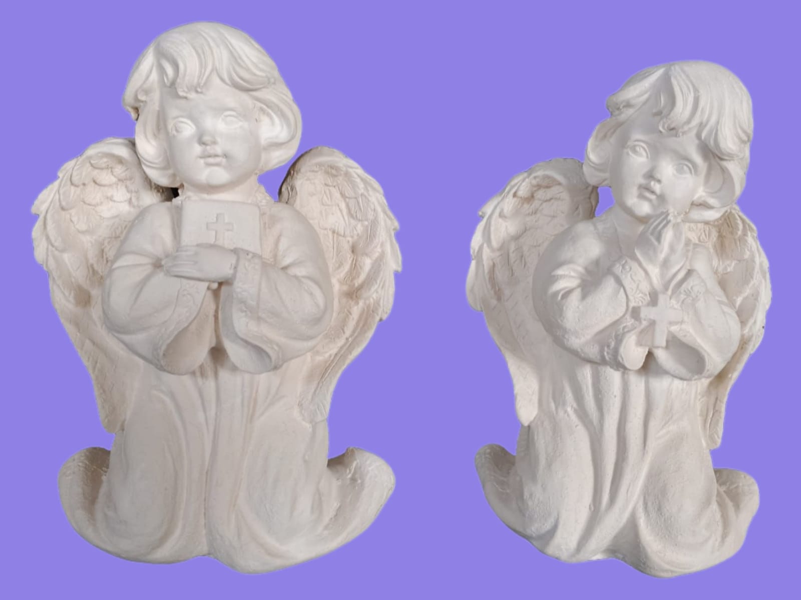 Juego de Ángeles x 2 rezando