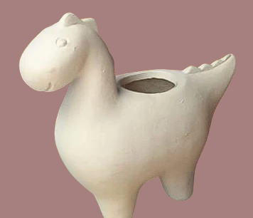 Maceta dinosaurio