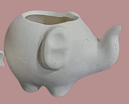 Maceta elefante cerámica