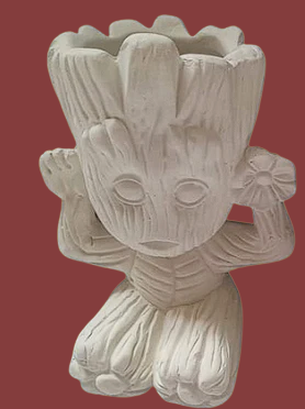 Groot sentado flores