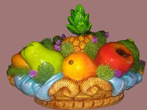 Frutero con cesta