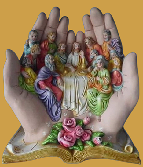 Última cena mano libro