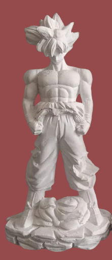 Goku batalla base mediano