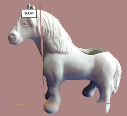 Caballito de cerámica