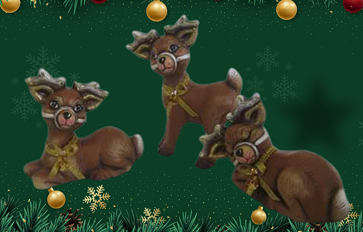 Juego de venados x 3