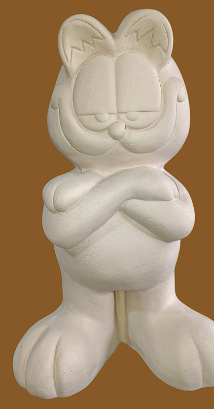 Garfield brazos cruzados
