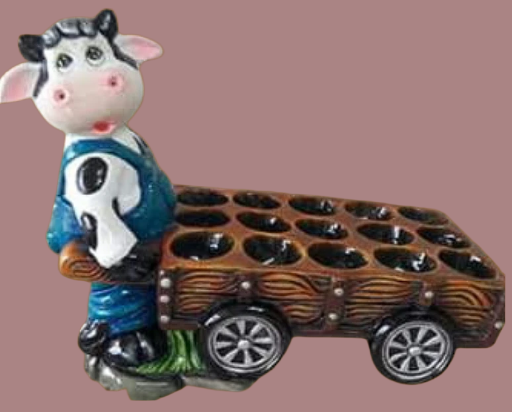 Vaca huevera carreta