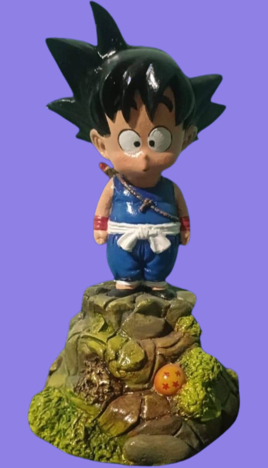 Goku niño piedra