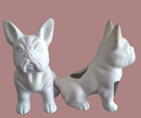 Bulldog en cerámica