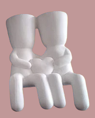 Pareja humanos corazon