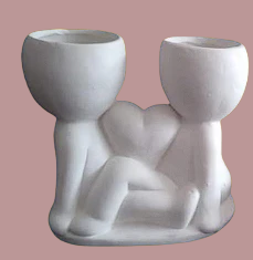 Pareja humanos corazon