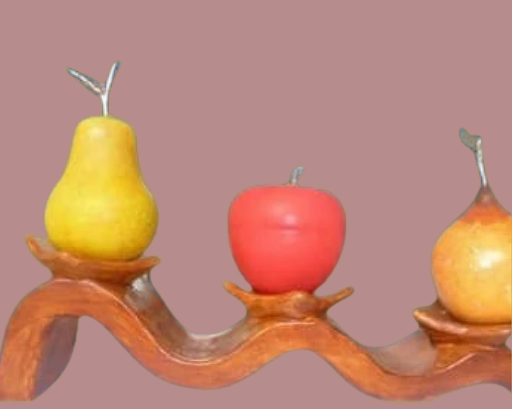 Frutas con base curva