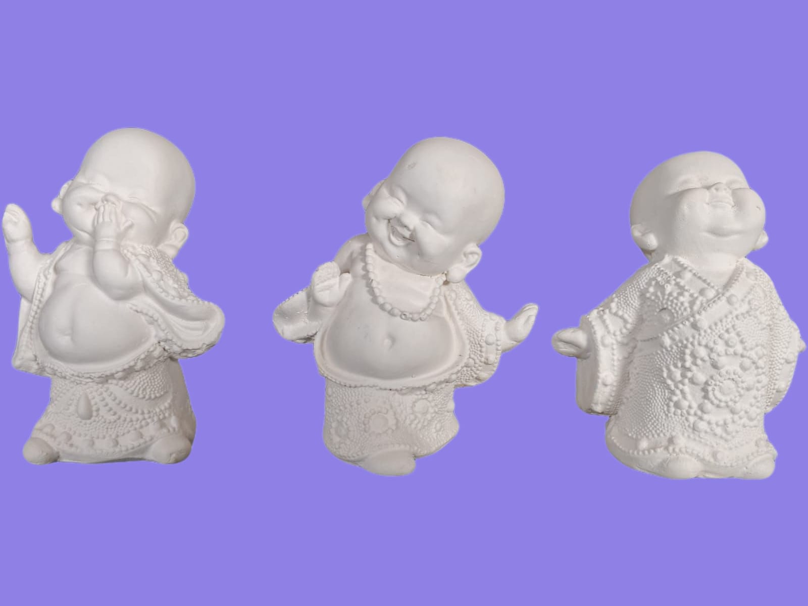 Juego de Budas vestidos pequeños