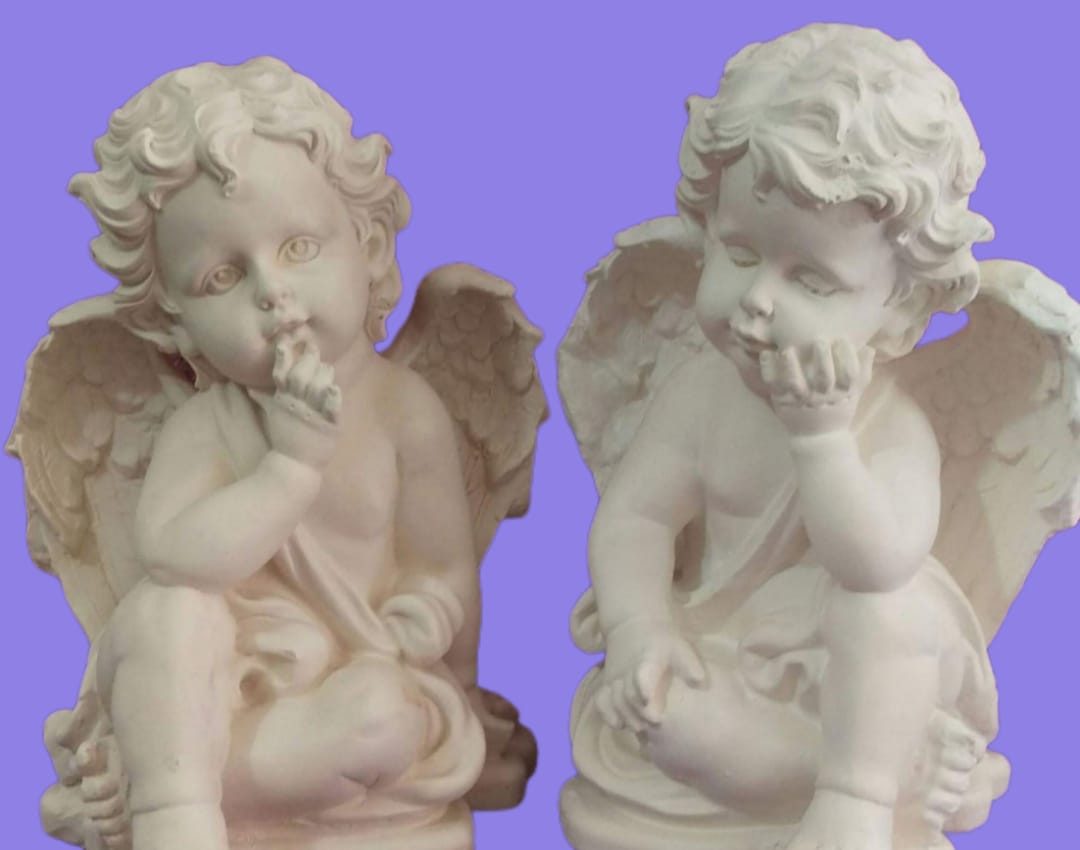 Juego de ángeles pensantes