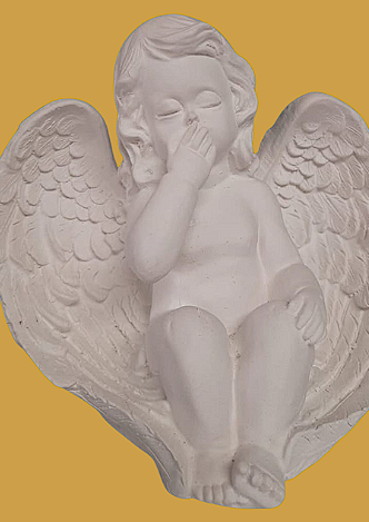 Ángel sentado
