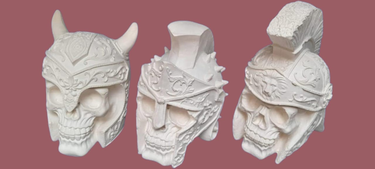 Juego de calaveras gladiador