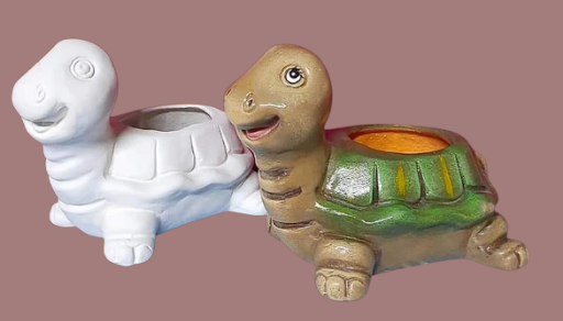 Tortuga macetero artesanal