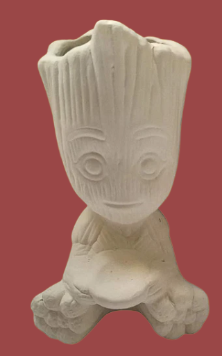 Groot sentado bandeja 