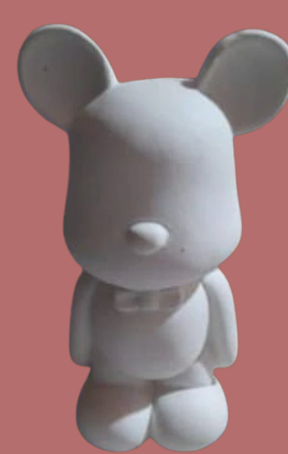 Oso liso moño mediano