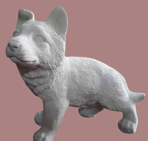 Perro lobo mediano