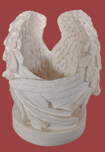 Escultura de alas de ángel