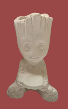 Groot sentado bandeja 