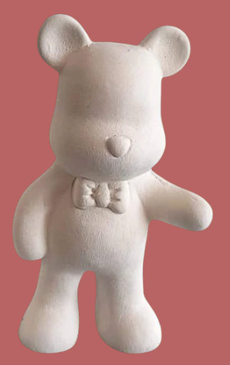 Oso moño pequeño x 2