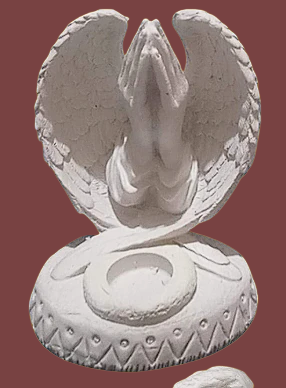 Candelabro manos alas