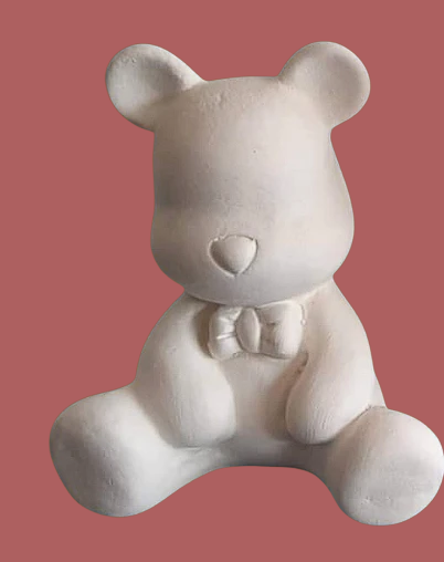 Oso moño pequeño x 2